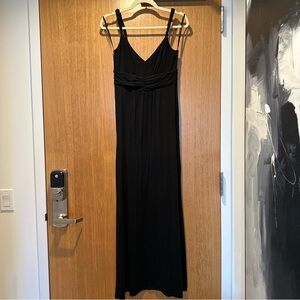 LOFT black maxi dress